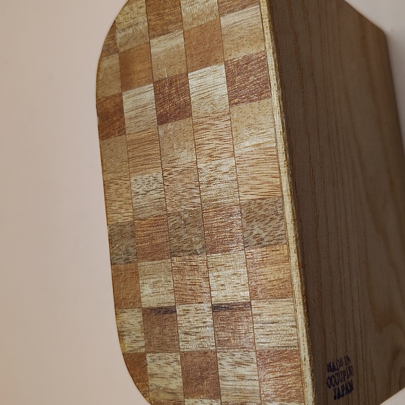 Vintage SCOTTY DOGS Inlaid Wood Case With Rolltop Articulated Lid JAPAN - Picture 8 of 8